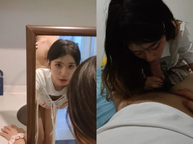 Chị thiên thần doggy trước gương phê điên cuồng